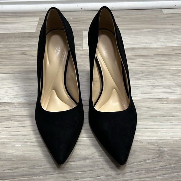 Jessica Simpson Kivela Pump Elegant Black Womens Heels Slip On Pointed Toe Sz 9M - Picture 4 of 12